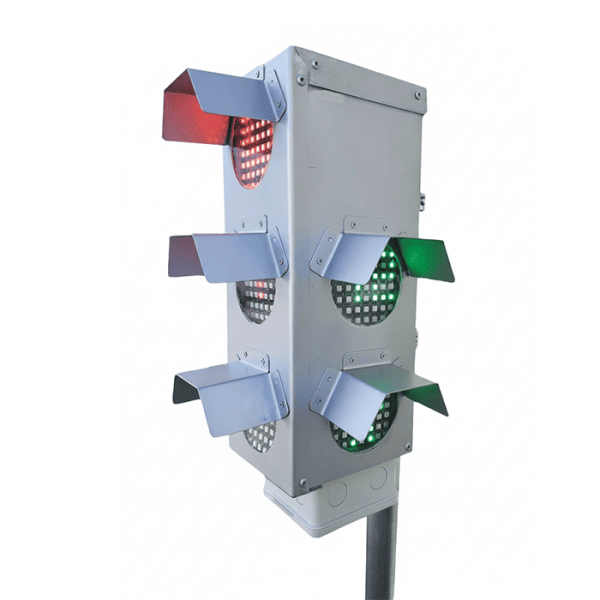 Светофор "Учебный" 2 в 1 блочного типа, мобильный